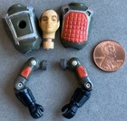 1982 vintage GIJOE Grand Slam action figure PARTS LOT used RARE Hasbro gi-joe
