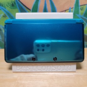 Clean Nintendo 3DS Aqua blue Console With Charger & Stylus Tested