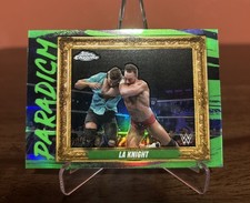 2025 Topps Chrome WWE LA Knight #PAR-LAK Paradigm /99 - Smackdown