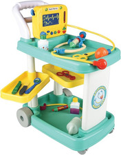 Deluxe Doctor Kit for Toddlers 3-5, Pretend Play Toy Medical Station, Includes R