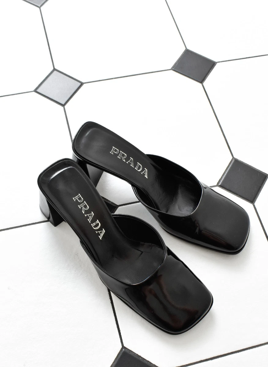 PRADA Patent Leather Heels Square Toe for Women for sale | eBay