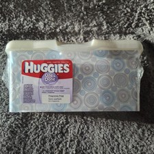 Huggies Baby Wipes Sealed Pop Up Polka Dots One  Done Refillable Hard Container