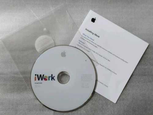 Apple iWork 9.0.3 Install DVD