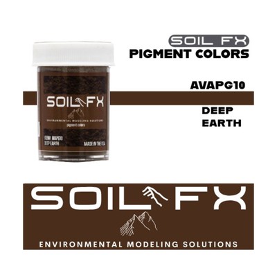Scale 75 Dice & Supplies Soil FX Pigment Colors - Deep Earth New