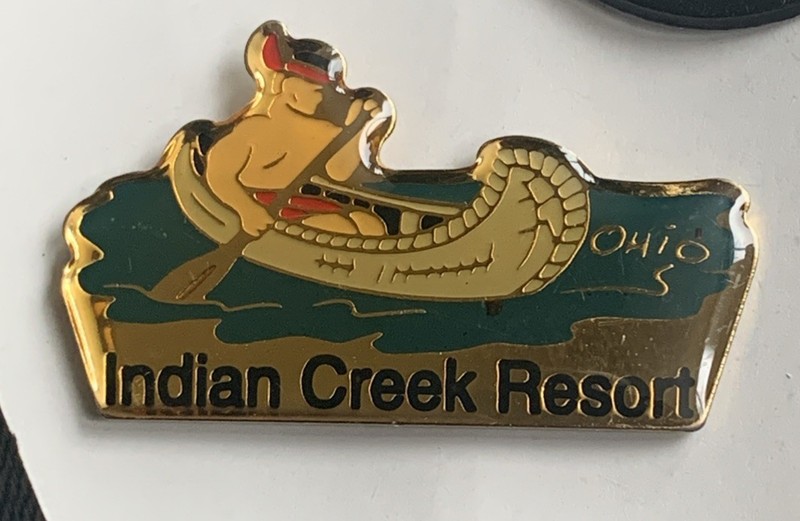 Indian Creek Resort Souvenir Lapel Pin