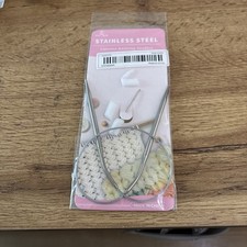 Brandneu Rundstricknadel Stopfnadel Set 4,5 mm 43 cm