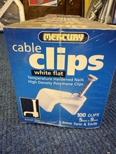 1000x Cable Clips For 1.5mm Twin & Earth Cable 5mm x 9mm (SPECIAL BULK BUY)