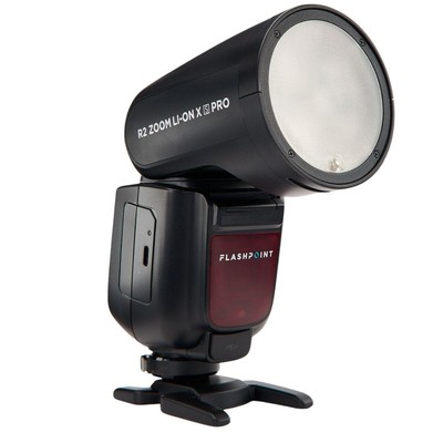 Flashpoint Zoom Li-Ion X PRO R2 TTL Round Flash For Nikon, Godox V1Pro N (No Sub