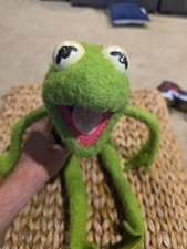 VIntage 1976 Fisher Price Toys KERMIT THE FROG Jim Henson Muppet Doll 850