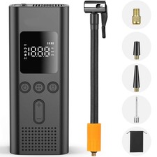 LCD Akku Elektrische Luftpumpe Auto Reifen Druckluft Fahrrad Kompressor 150 PSI