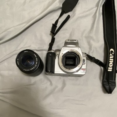 Canon EOS Rebel XTi 35mm SLR Camera Auto/Manual Focus w/18-55mm Lens Flash