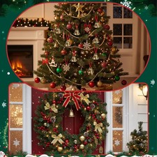 Craft Bells, 16PCS Bronze Jingle Vintage Bells 1.5" X 1.7" with Spring Hook...