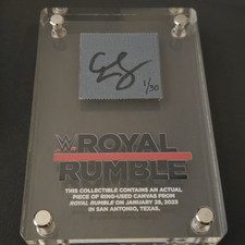 limited edition #1/30: Cody Rhodes Autographed Royal Rumble 2023 Acrylic Canvas