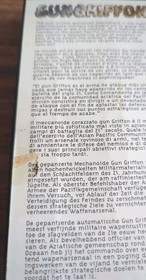 Gun Griffon for Sega Saturn PAL complete with manual by Game Arts