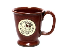 Iron Bean Coffee Company Tall Belly Mug Stoneware Tankard