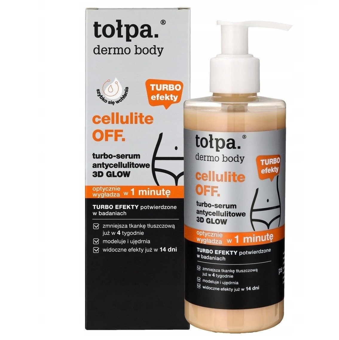 Tolpa Dermo Body Cellulite Off Night Serum Caffeine Slimming Firming 250ml - Image 2