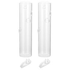 2 Pcs Wall Vases for Flowers Planters Hanging Glass for Housewarming Gifts