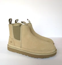 Ugg Neumel Chelsea Slipper Boots (Size 10) UggPlush Suede Indoor/Outdoor Men NEW