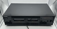 Sony TC-WR445 Dual Cassette Deck Stereo Tape Player Recorder Parts Or Repair 