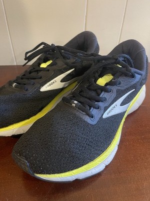 Brooks Trace 1 Men's Running Shoes Sneaker Black Neon Sz 8 D