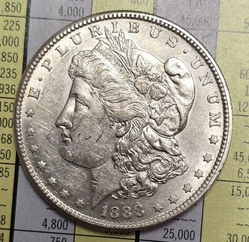 1888 S Morgan Silver Dollar Us Coin San Francisco Mint Au Details