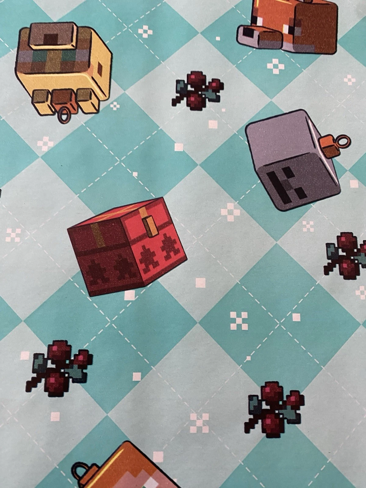 MINECRAFT MINE CRAFT Christmas Wrapping Paper