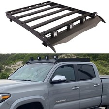 Steel Roof Rack Cargo Carrier Fit Toyota Tacoma 2005-2023 Double Cab 2nd 3rd Gen Steel Roof Rack Cargo Carrier Fit Toyota Tacoma 2005-2023 Double Cab 2nd 3rd Gen