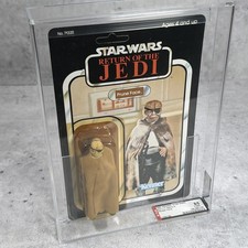 Vintage Kenner Star Wars Prune Face 77 Back A MOC 1984 Graded AFA 85