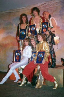 German band Dschinghis Khan Germany 1970s Historic Old Photo
