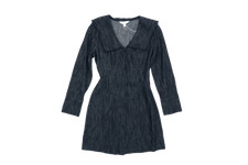 M&S Women's Dress Navy Blue Button New