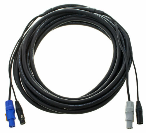 Cavo ibrido Combinato DMX, XLR + Alimentazione Powercon, cavo da 3MT 10MT - Imagen 8 de 9