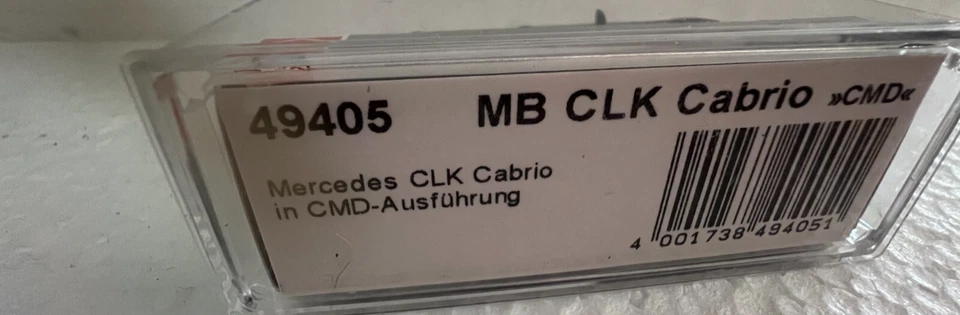 Busch 49405 Mercedes CLK Cabriolet CMD 1:87 Neuf Dans L'OVP - Photo 2/2