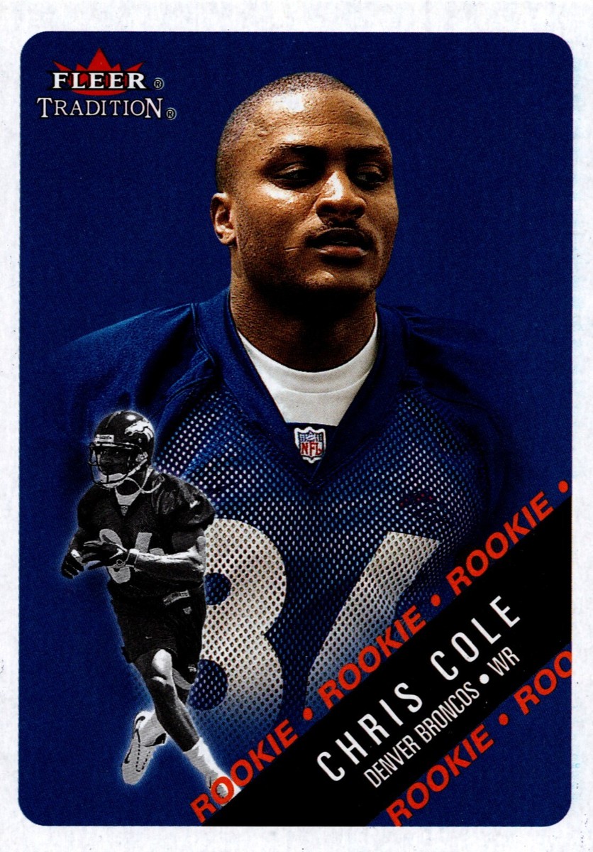 2000 Fleer Tradition Chris Cole RC RC #313 Broncos WR {BOX21} | eBay