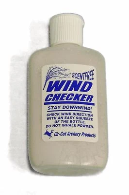 CIR-CUT ARCHERY WIND Current CHECKER Powder Bottle Archery DEER Hunting Tree stand FREE SHIPPING