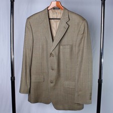 42R Stafford Executive Silk Wool Sport Coat Jacket Blazer