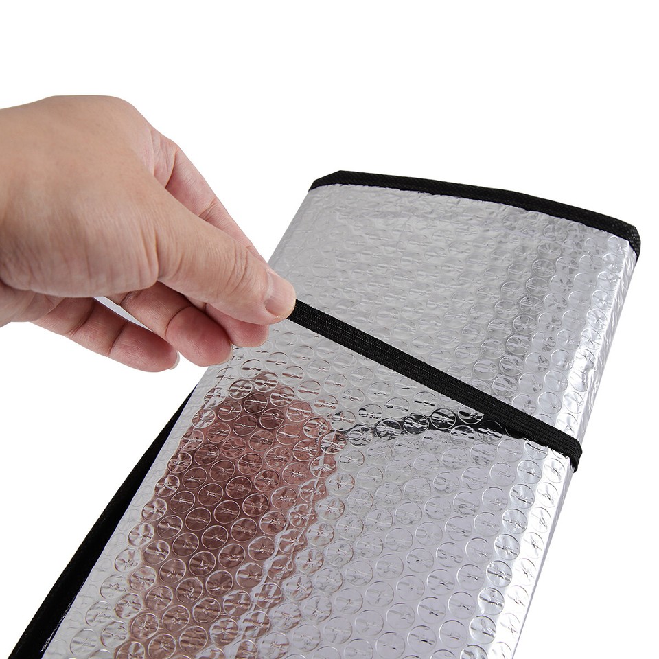 Car Sunshade UV Ray Reflector Front Window Sun Shade Visor Shield Cover, Keeps Vehicle Cool/Foldable Windshield Car Cover Visor, Material Laser 1Pcs Price In Egypt | Amazon Egypt - Foto 9