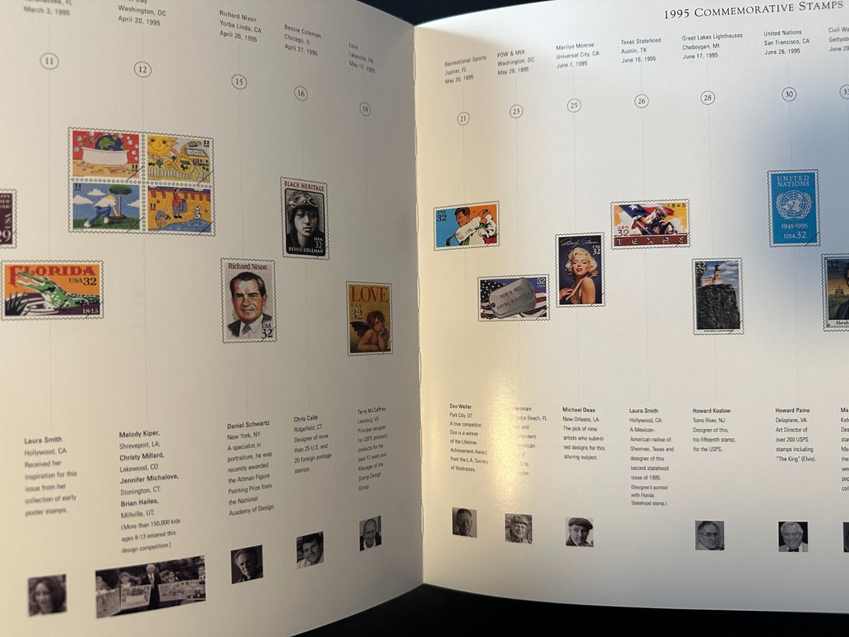 コレクション 1995 Commemorative Stamp Collection 1995 Commemorative Stamp Collection USPS | eBay