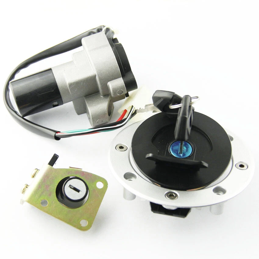 Juego de bloqueo de interruptor de llave de encendido para Suzuki GS500 Bandit GK79A GSF400 GSF250 Impulso Foto 4 de 4