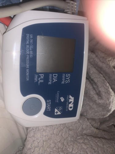 A&D MEDICAL UA-767PBT-CI  DIGITAL BLOOD PRESSURE MONITOR Tested Great - Afbeelding 8 van 8