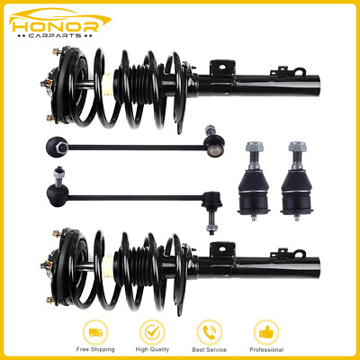 Front Struts & Coil Springs Sway Bar Ball Joint Kit For 1996-2005 Mercury Sable