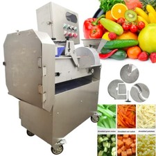 Vegetable Cutter Electric Stainless Steel Veg...