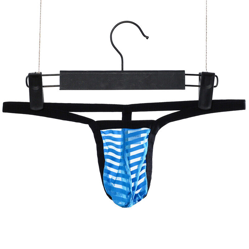 Mens Sexy Pouch Thong Underwear Elastic G-string Swimwear Micro Bikini ...