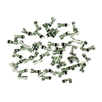 Taylor Wire - Vertex 44399 Spring Lock Spark Plug Terminals; 180 Deg (Set of 50)