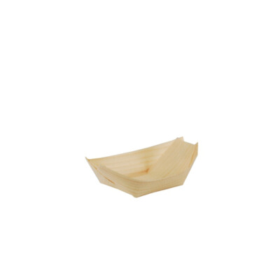 500 Wooden Finger Food Bowls 11cm x 6.5cm ''Ship'' Disposable Bowls Papstar