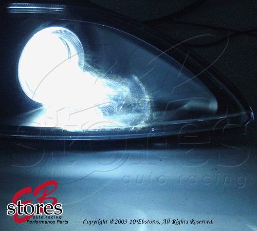 Cool Blue 10000K 35W 9004 Hi/Lo Beam Bi-Xenon HID Kit Conversion Bulbs 2pcs - Picture 2 of 2