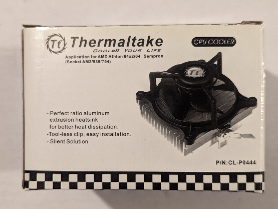 Thermaltake CL-P0444 CPU Cooling Fan Heatsink 3PIN Socket 754 939AM2 AM3 FM1 FM2 - Image 3 of 4