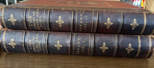 A New Library of Poetry and Song Illustrated 1877 2 Vol William Cullen Bryant
