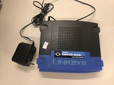 LINKSYS CABLE/DSL ROUTER ETHERFAST 4-PORT BEFSR41 W/ AC ADAPTER - PREOWNED