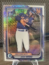 Jensy Rivas 2024 Bowman Chrome Mega Baseball Mojo Refractor 1st #BCP-251