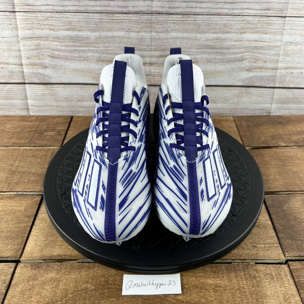 Adidas Adizero Football Cleats Purple White GZ6914 s-l1200.jpg main image 2